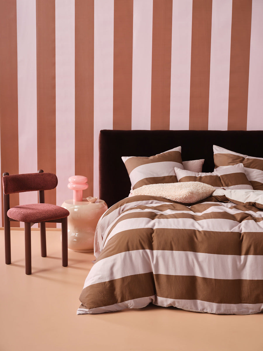 Rugby Stripe Orchid European Pillowcase
