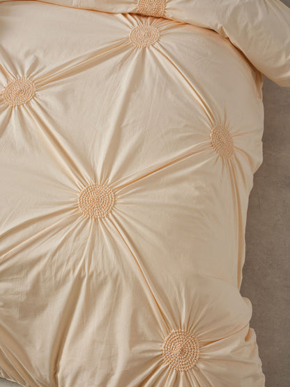 Claudia Peach Quilt Cover Set