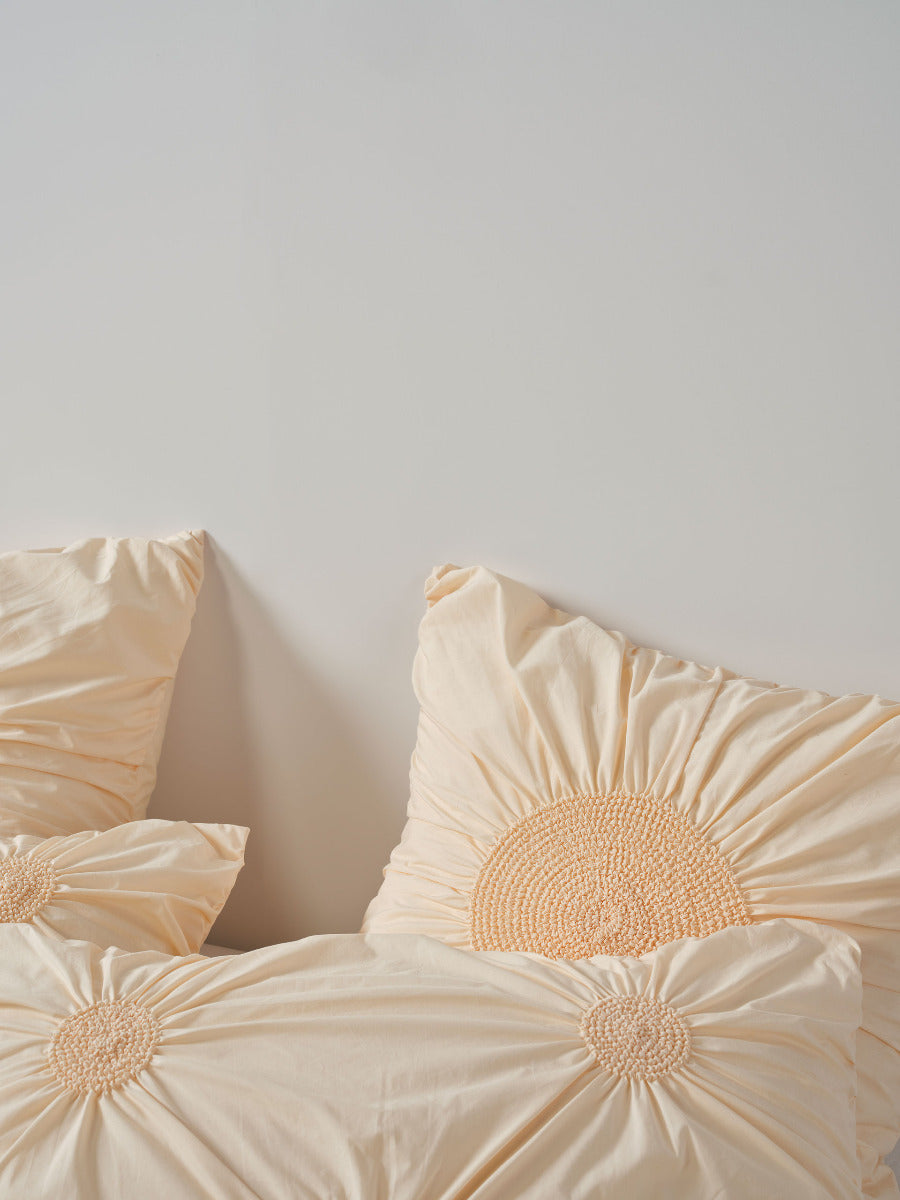 Claudia Peach Quilt Cover Set