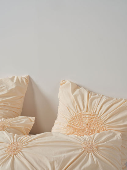 Claudia Peach Quilt Cover Set