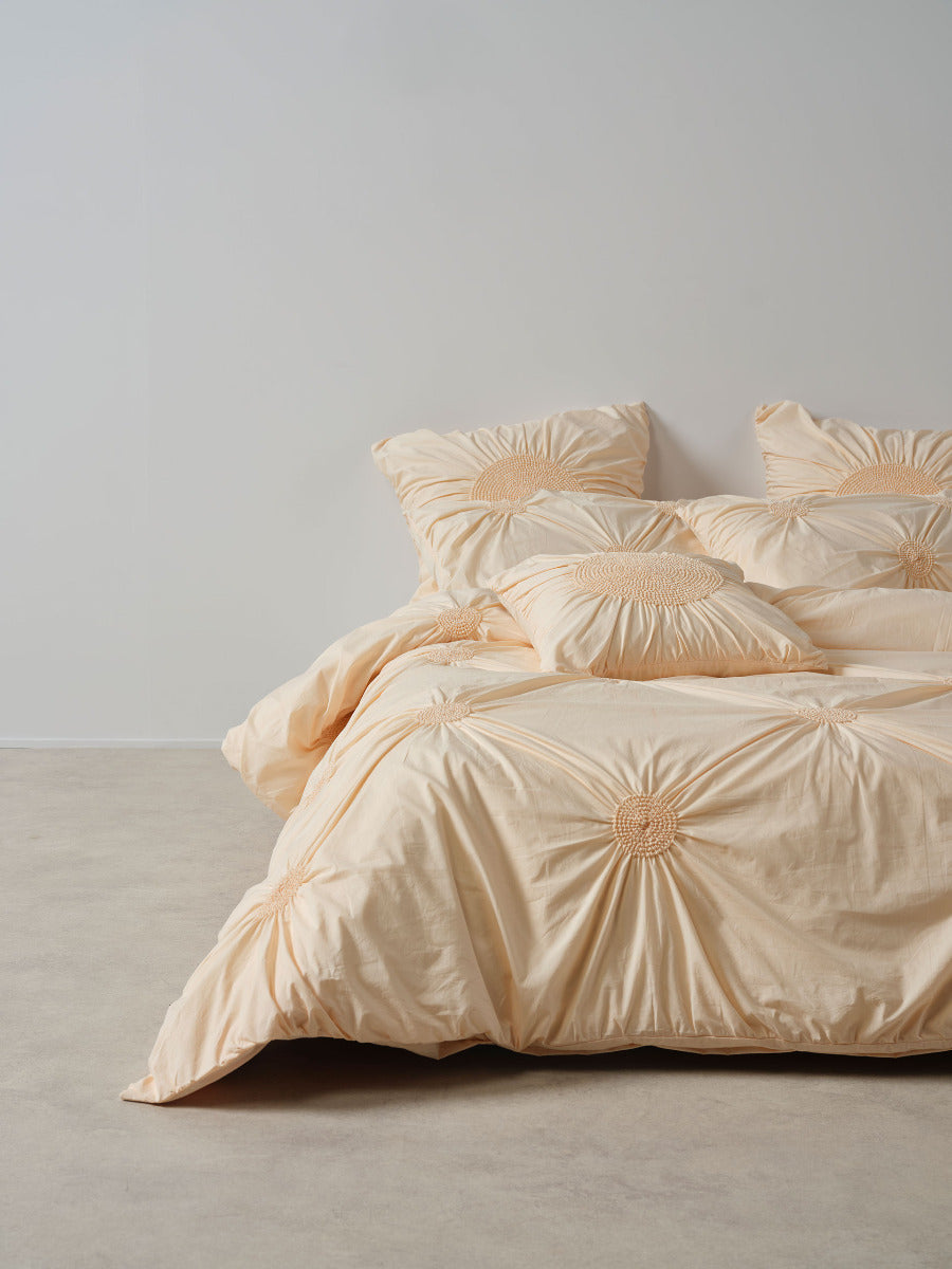 Claudia Peach Cushion 48x48cm
