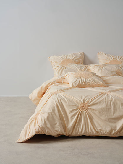 Claudia Peach Cushion 48x48cm