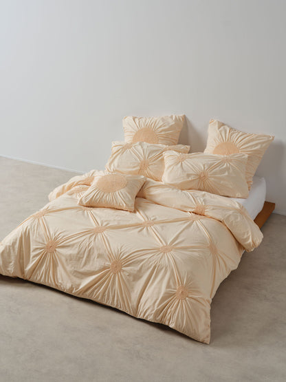 Claudia Peach Quilt Cover Set