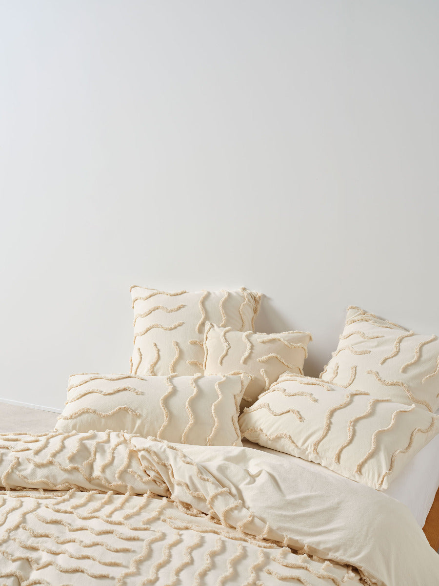 Metung Latte Quilt Cover Set