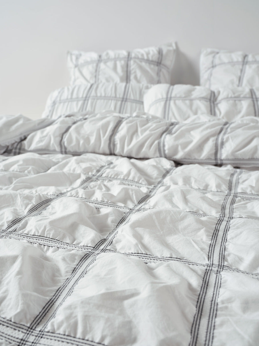 Mireya Snow Quilt Cover Set