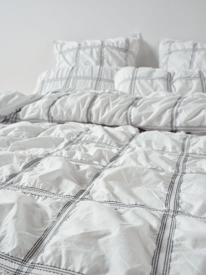 Mireya Snow Quilt Cover Set