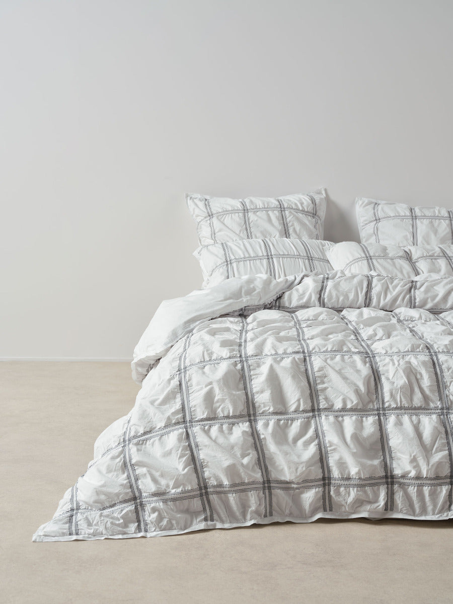 Mireya Snow Quilt Cover Set