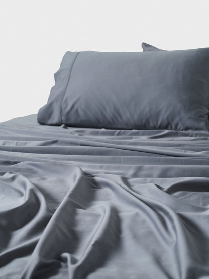400TC Bamboo/Cotton Nara Bluestone Bamboo Cotton King Pillowcase