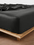 400TC Bamboo/Cotton Nara Charcoal Bamboo Cotton Fitted Sheet