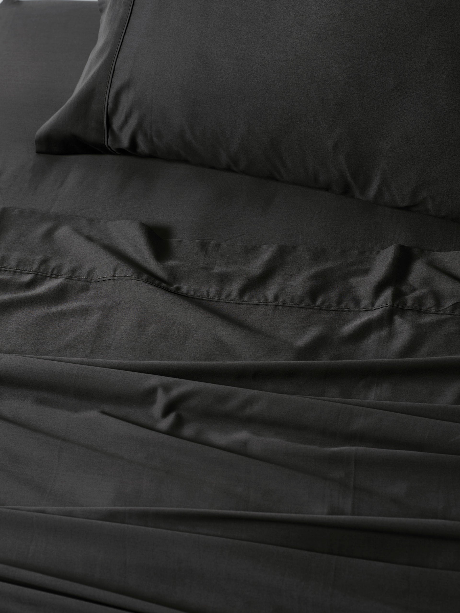 400TC Bamboo/Cotton Nara Charcoal Bamboo Cotton Sheet Set
