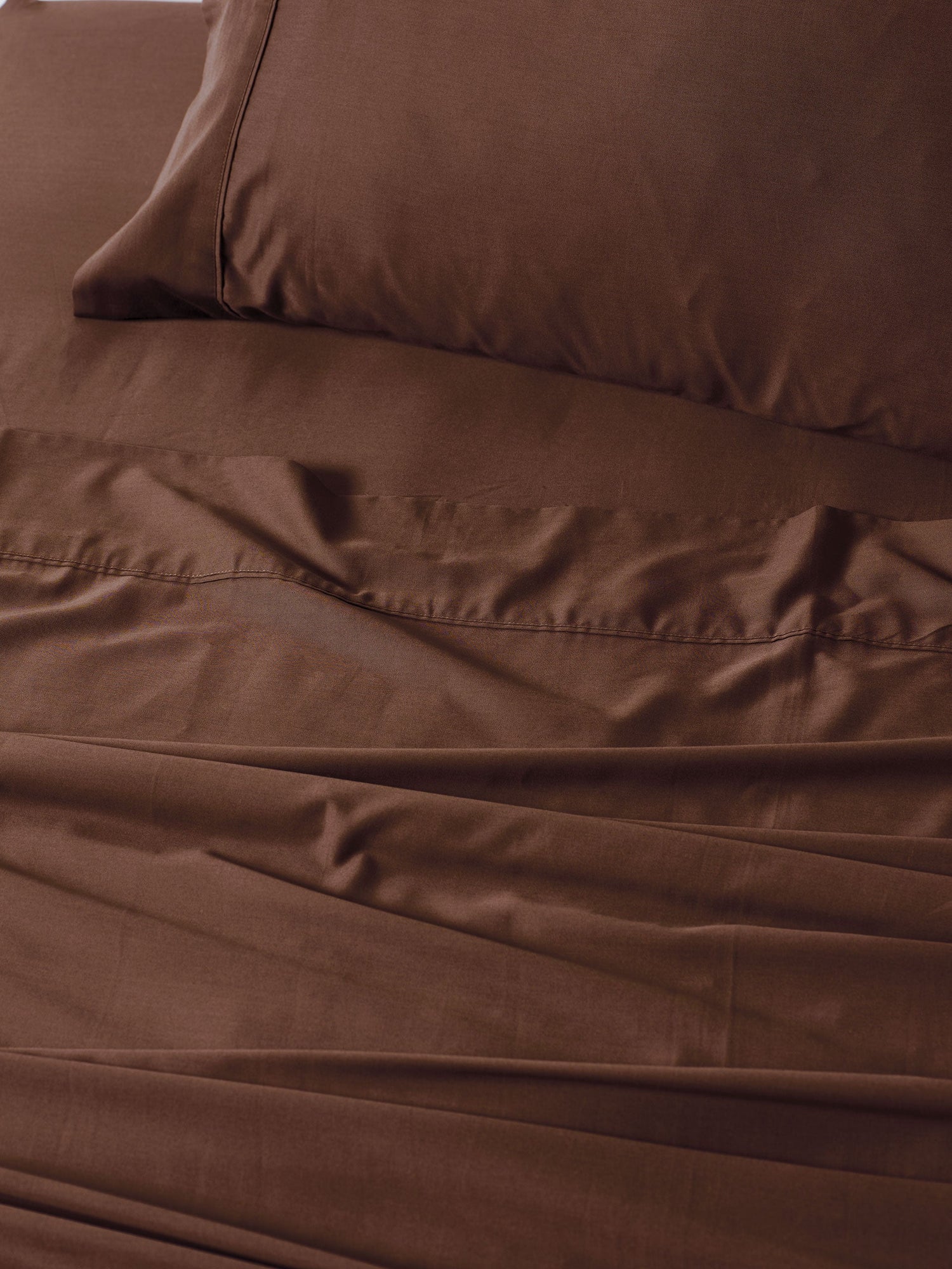 400TC Bamboo/Cotton Nara Chocolate Bamboo Cotton Sheet Set