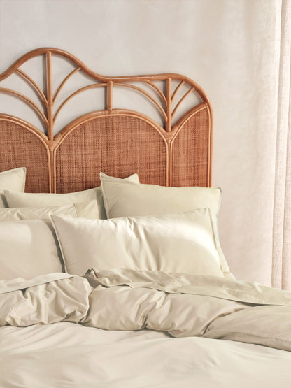400TC Bamboo/Cotton Nara Natural Quilt Cover Set