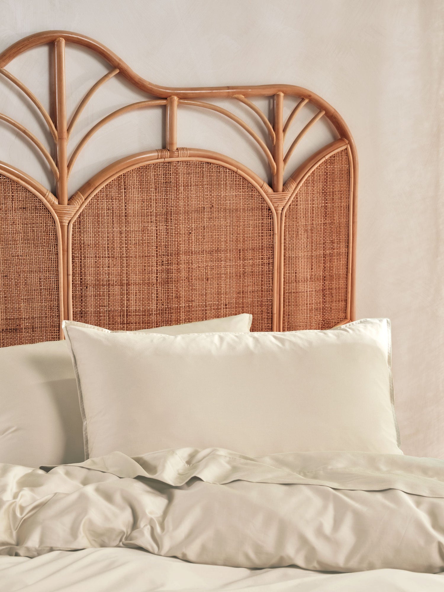 400TC Bamboo/Cotton Nara Natural Quilt Cover Set