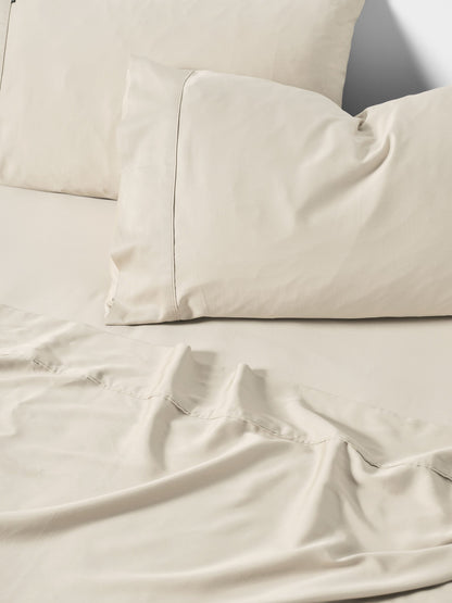 400TC Bamboo/Cotton Nara Natural Bamboo Cotton Sheet Set