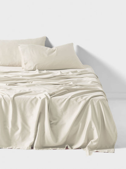 400TC Bamboo/Cotton Nara Natural Bamboo Cotton Sheet Set
