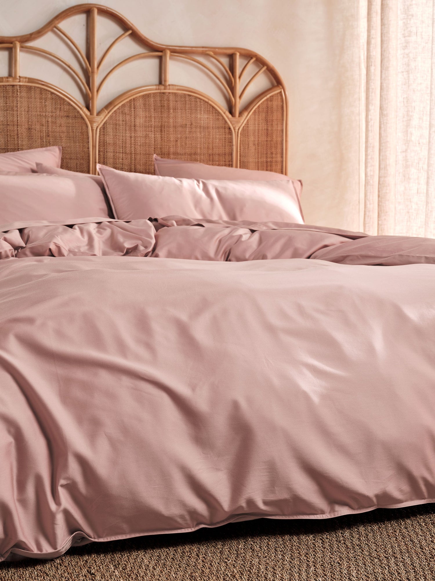 400TC Bamboo/Cotton Nara Rose Quilt Cover Set