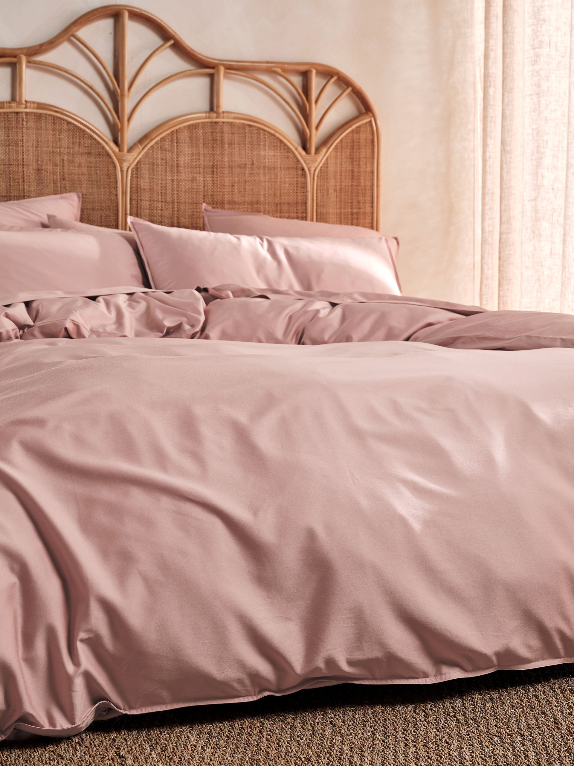 400TC Bamboo/Cotton Nara Rose Quilt Cover Set