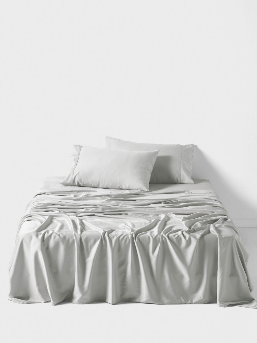 400TC Bamboo/Cotton Nara Silver Bamboo Cotton Sheet Set