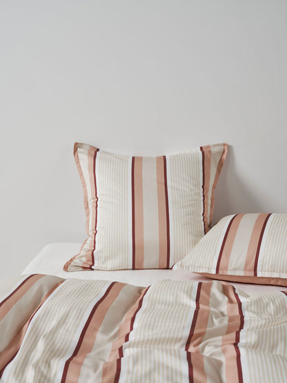 Nara Stripe Clay European Pillowcase
