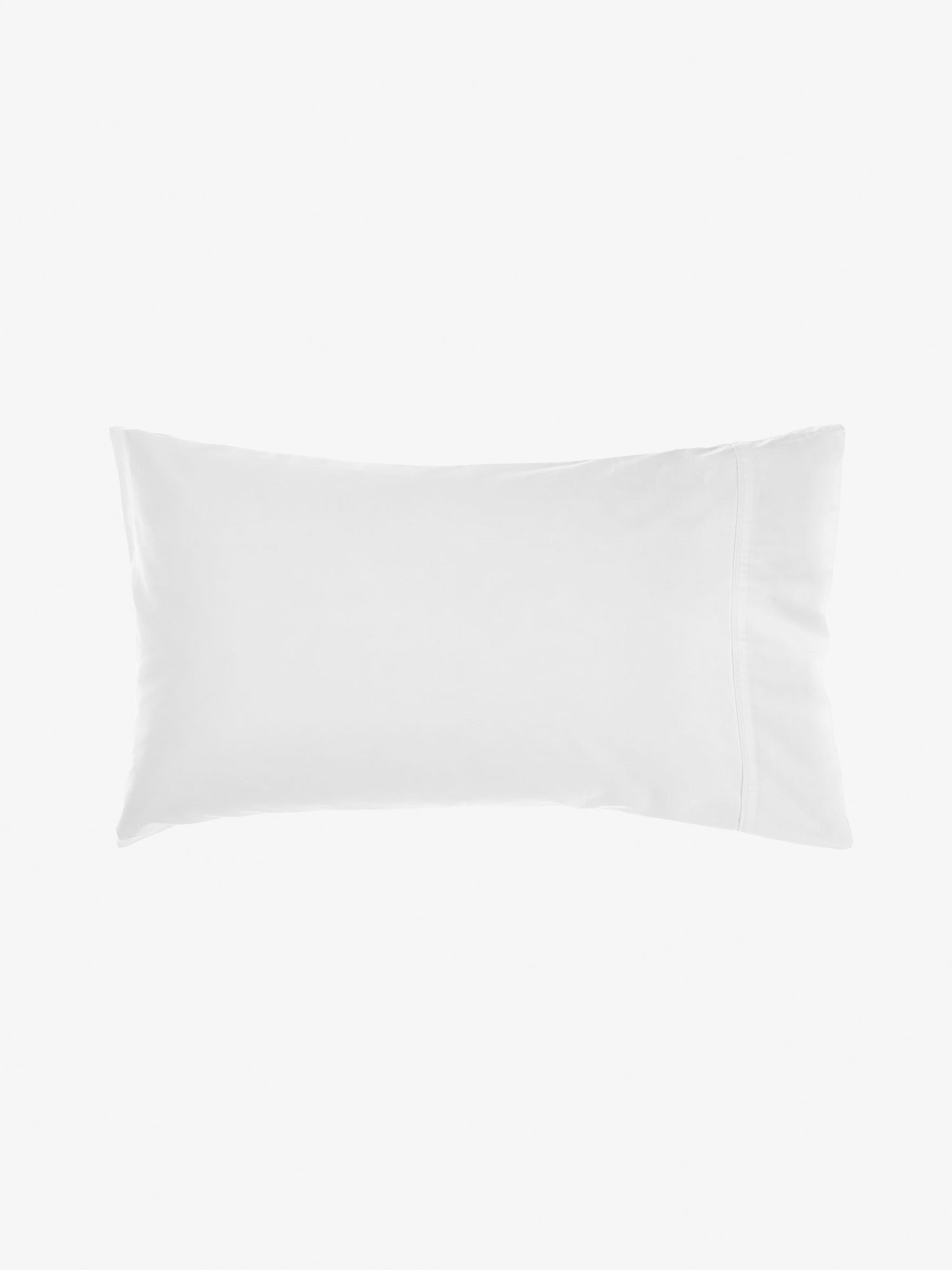 400TC Bamboo/Cotton Nara White Bamboo Cotton King Pillowcase
