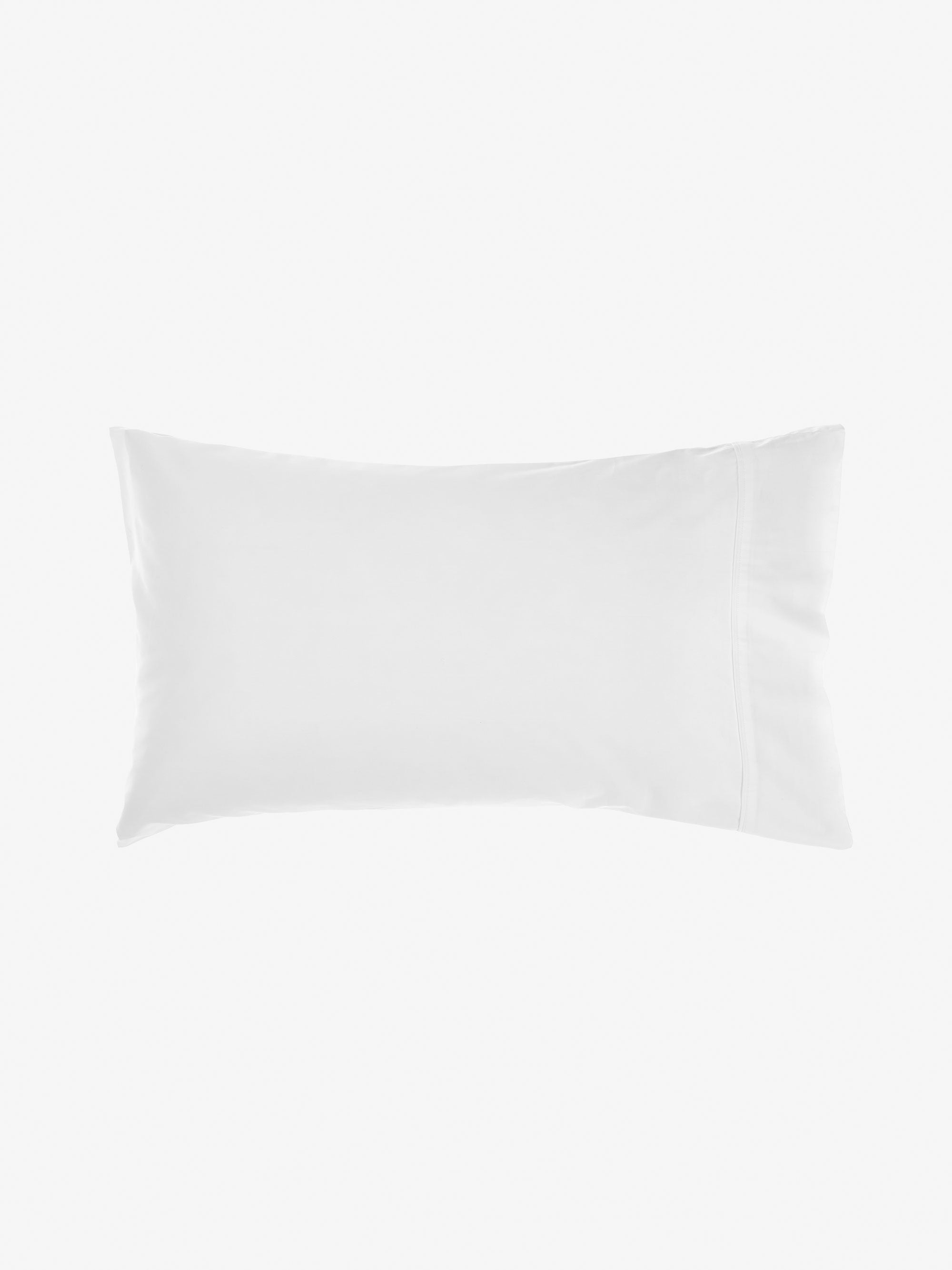 400TC Bamboo/Cotton Nara White Bamboo Cotton King Pillowcase