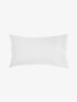 400TC Bamboo/Cotton Nara White Bamboo Cotton King Pillowcase