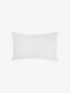 400TC Bamboo/Cotton Nara White Bamboo Cotton Standard Pillowcase