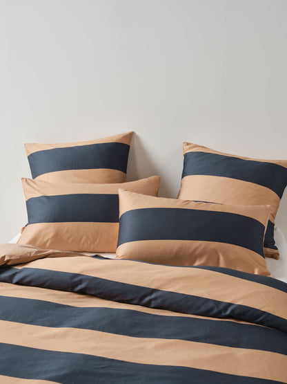Rugby Stripe Bluestone European Pillowcase