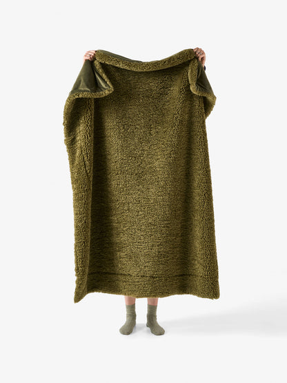 Shetland Olive Throw