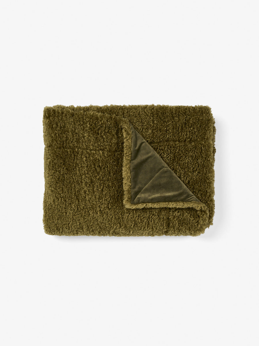 Shetland Olive Throw