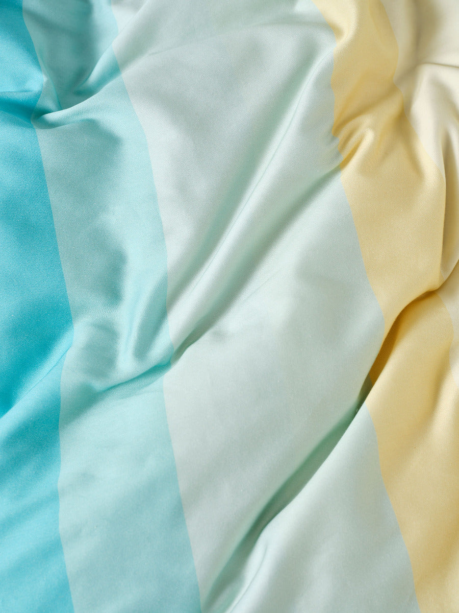 Sunrise Stripe Clearwater Quilt Cover Set