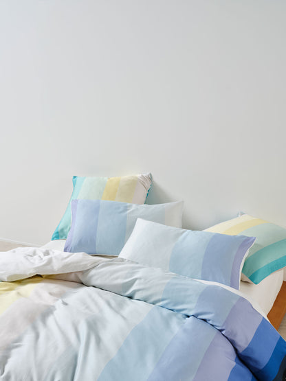 Sunrise Stripe Clearwater Quilt Cover Set