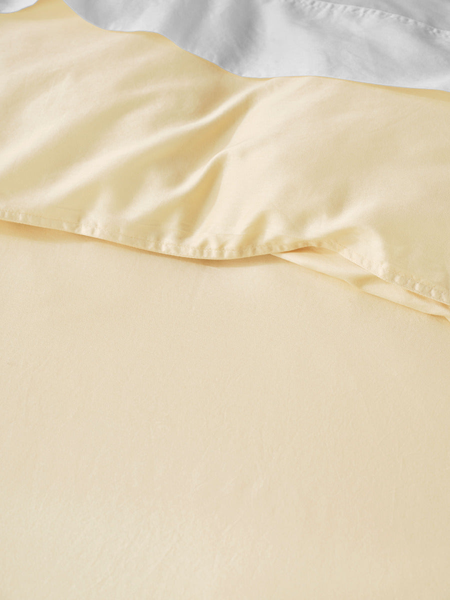 Surf Wash Butter 400TC Quilt Cover Set