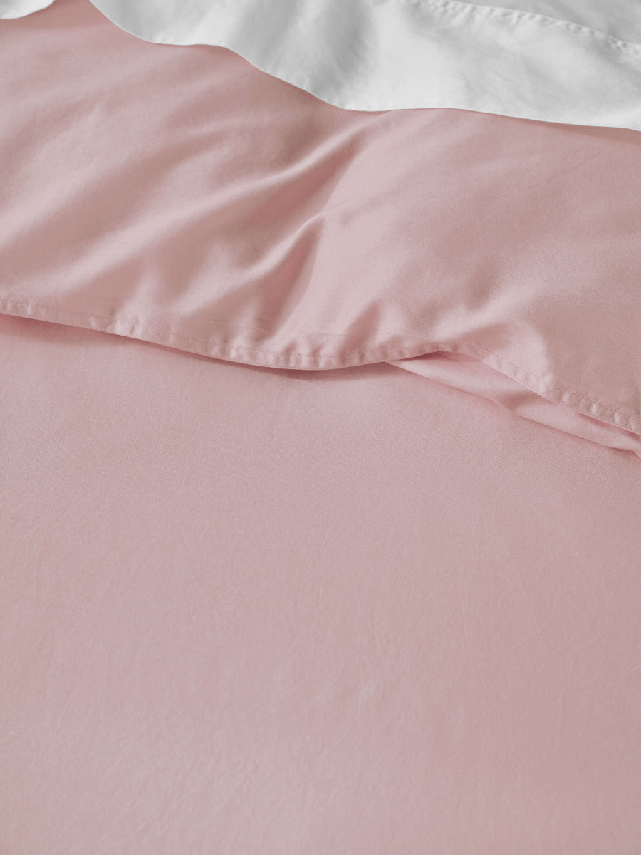 Surf Wash Dusty Rose 400TC Quilt Cover Set