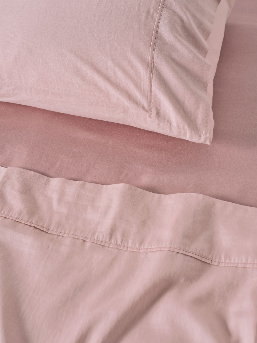 Surf Wash Dusty Rose 400TC Sheet Set