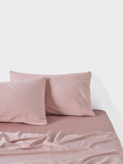 Surf Wash Dusty Rose 400TC Sheet Set