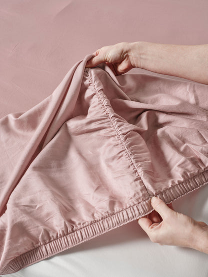 Surf Wash Dusty Rose 400TC Sheet Set