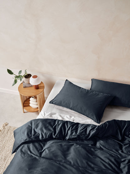 Surf Wash Midnight 400TC Quilt Cover Set