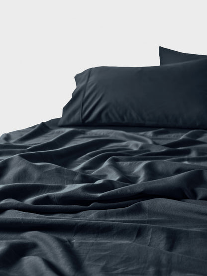 Surf Wash Midnight 400TC Sheet Set