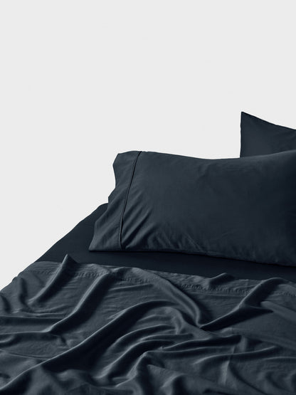 Surf Wash Midnight 400TC Sheet Set