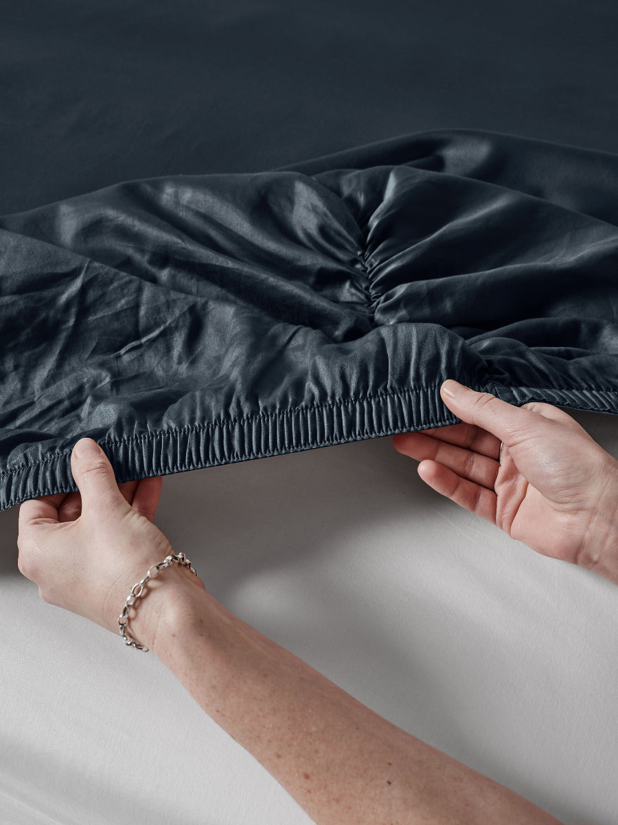 Surf Wash Midnight 400TC Sheet Set