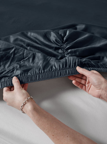 Surf Wash Midnight 400TC Sheet Set