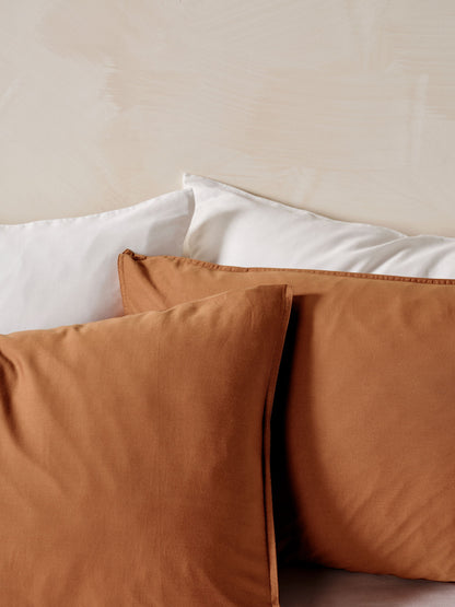 Surf Wash Rust 400TC Quilt Cover Set