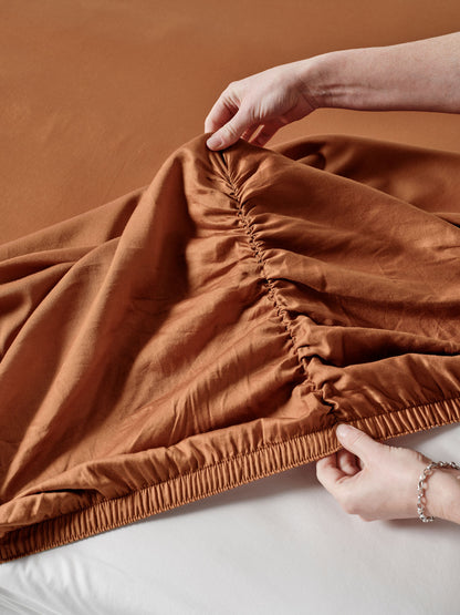 Surf Wash Rust 400TC Sheet Set