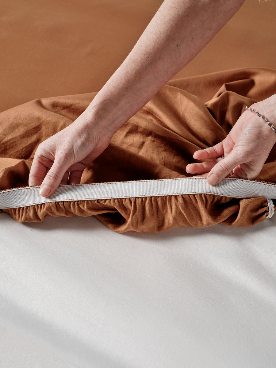 Surf Wash Rust 400TC Sheet Set