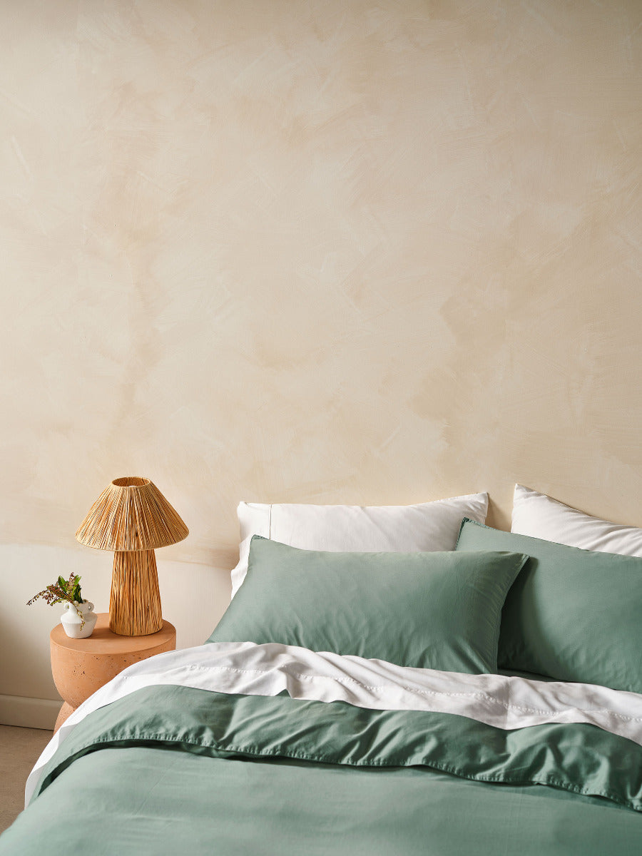 Surf Wash Seafoam 400TC Quilt Cover Set