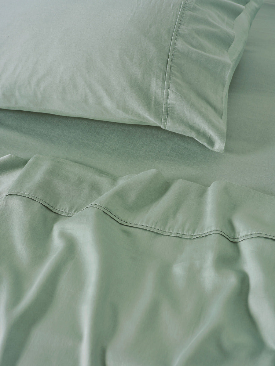 Surf Wash Seafoam 400TC Sheet Set