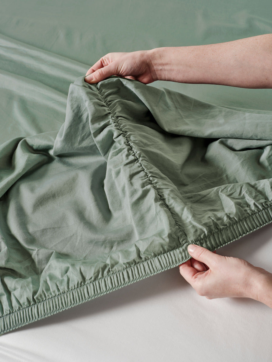 Surf Wash Seafoam 400TC Sheet Set