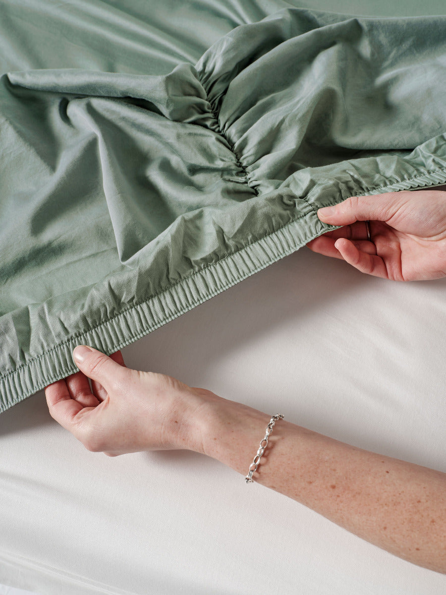 Surf Wash Seafoam 400TC Sheet Set