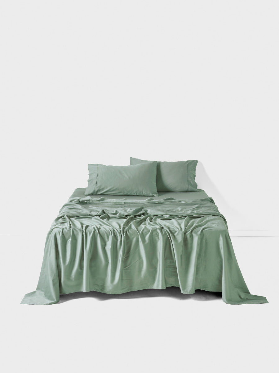 Surf Wash Seafoam 400TC Sheet Set